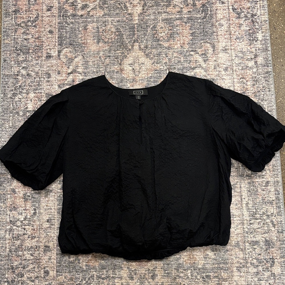 AYR “the puff puff”. Black crinkle. Size M